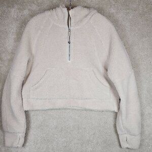 Lululemon Size XS/S Scuba Cropped Hoodie 1/2 Zip Fleece